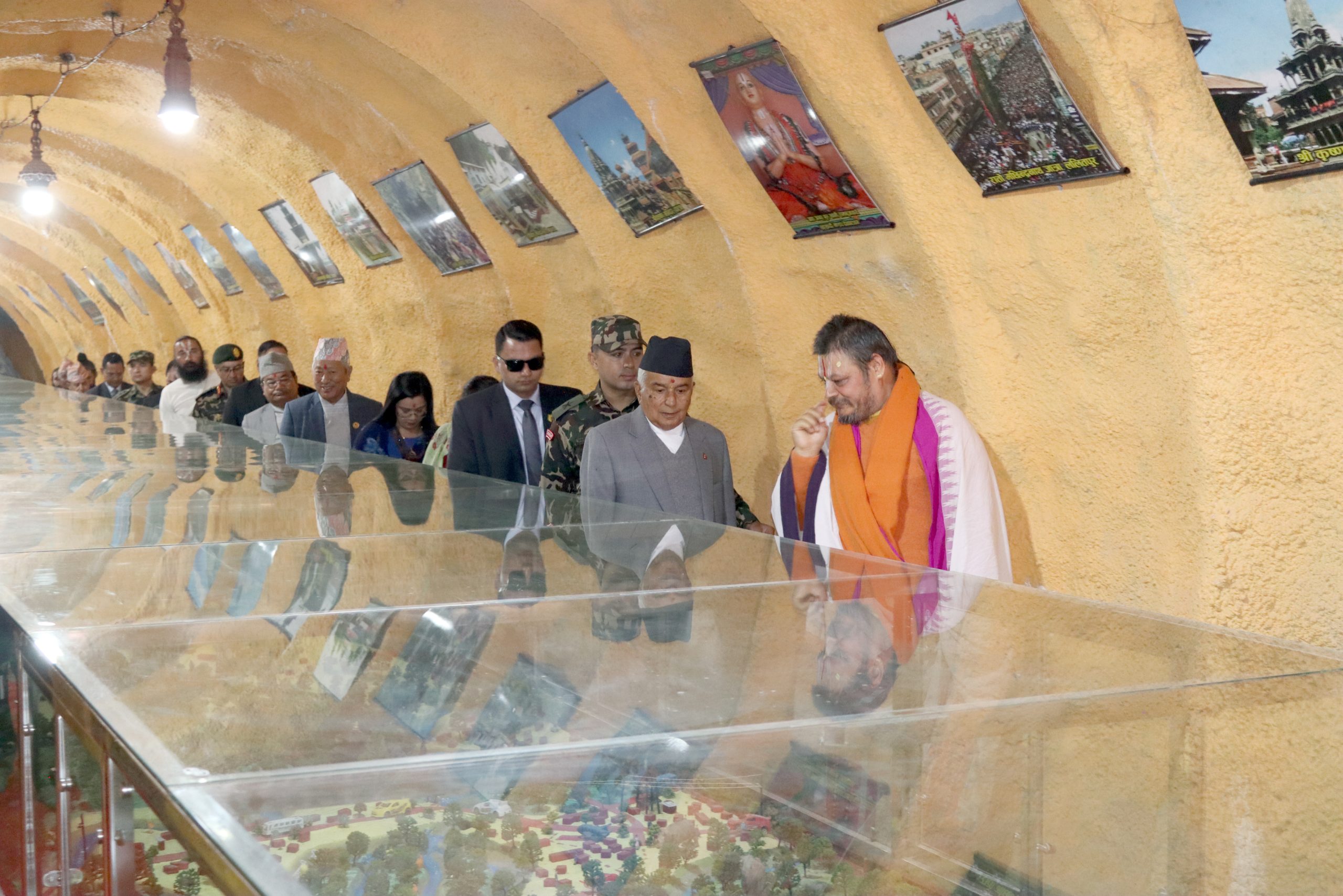 President Paudel Visits Shaligram Museum In Baglung Enewspolar Enewspolar