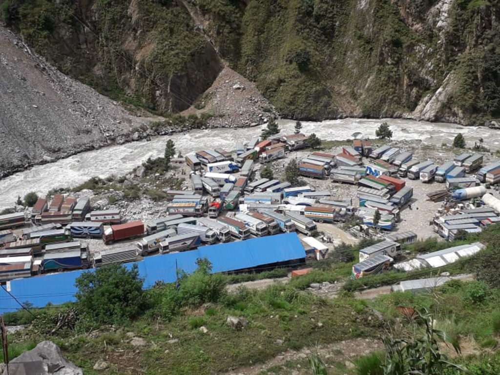 Rasuwagadhi dry port.