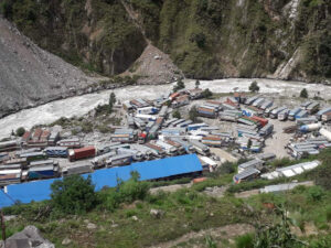 Rasuwagadhi dry port.