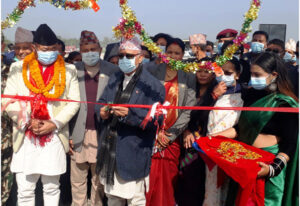 KP Oli inaugurate rapti bridge