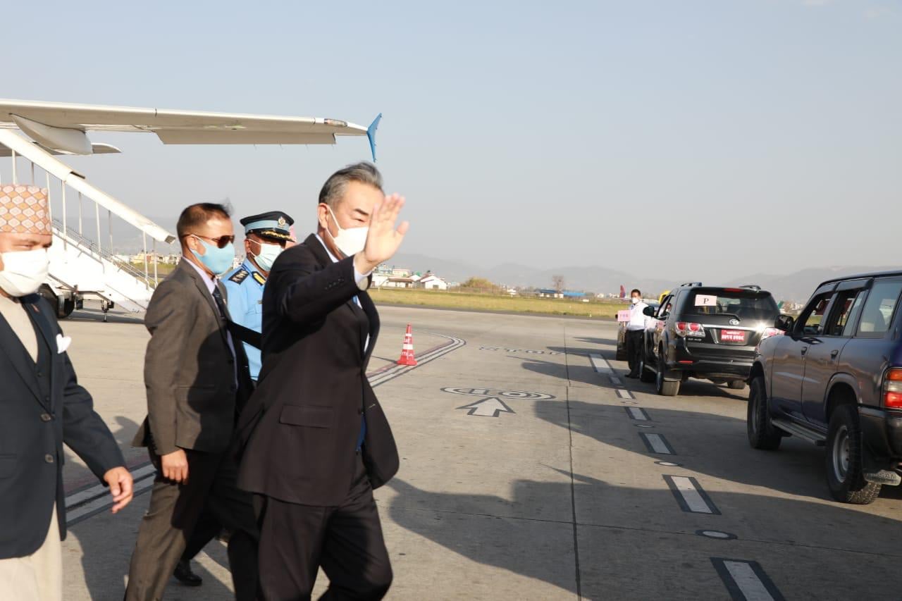 Wang Yi in Kathmandu