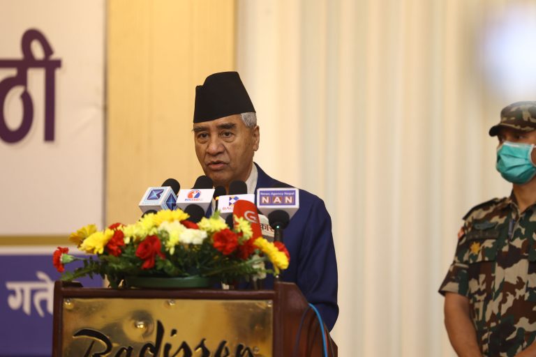 Prime Minister Sher Bahadur Deuba