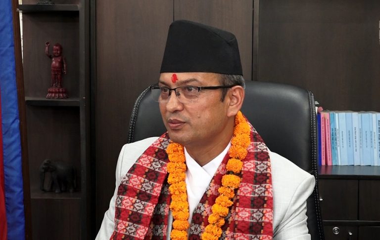 Minister Govinda Koirala Sharma