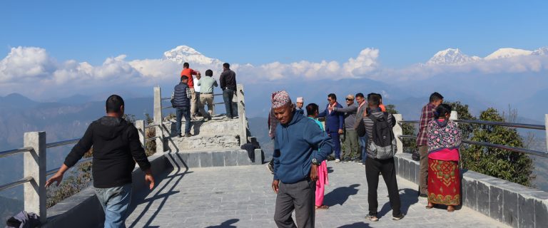 Tourist in Beldhunga of Baglung 2022.