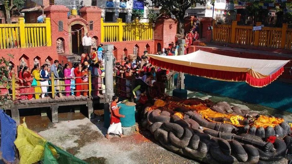 Budanilakantha temple