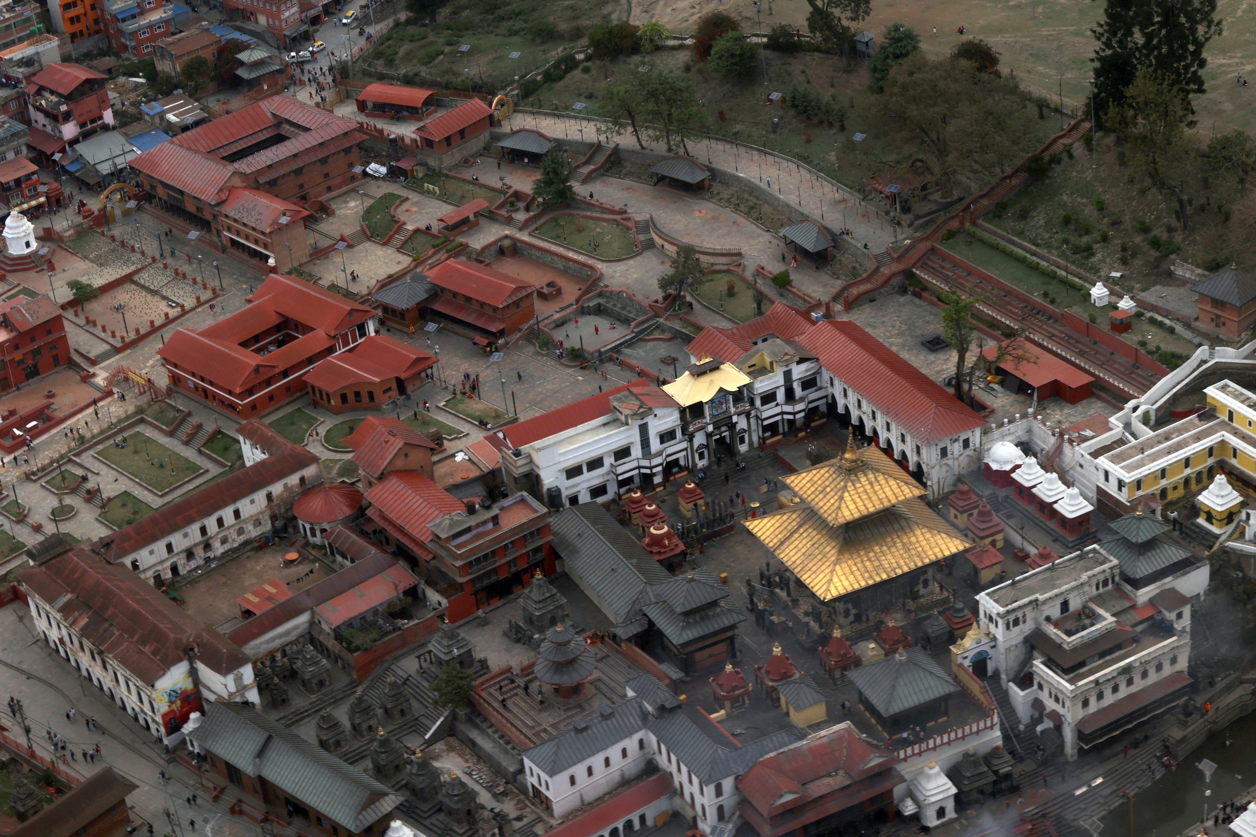 Pashupatinath Temple area.