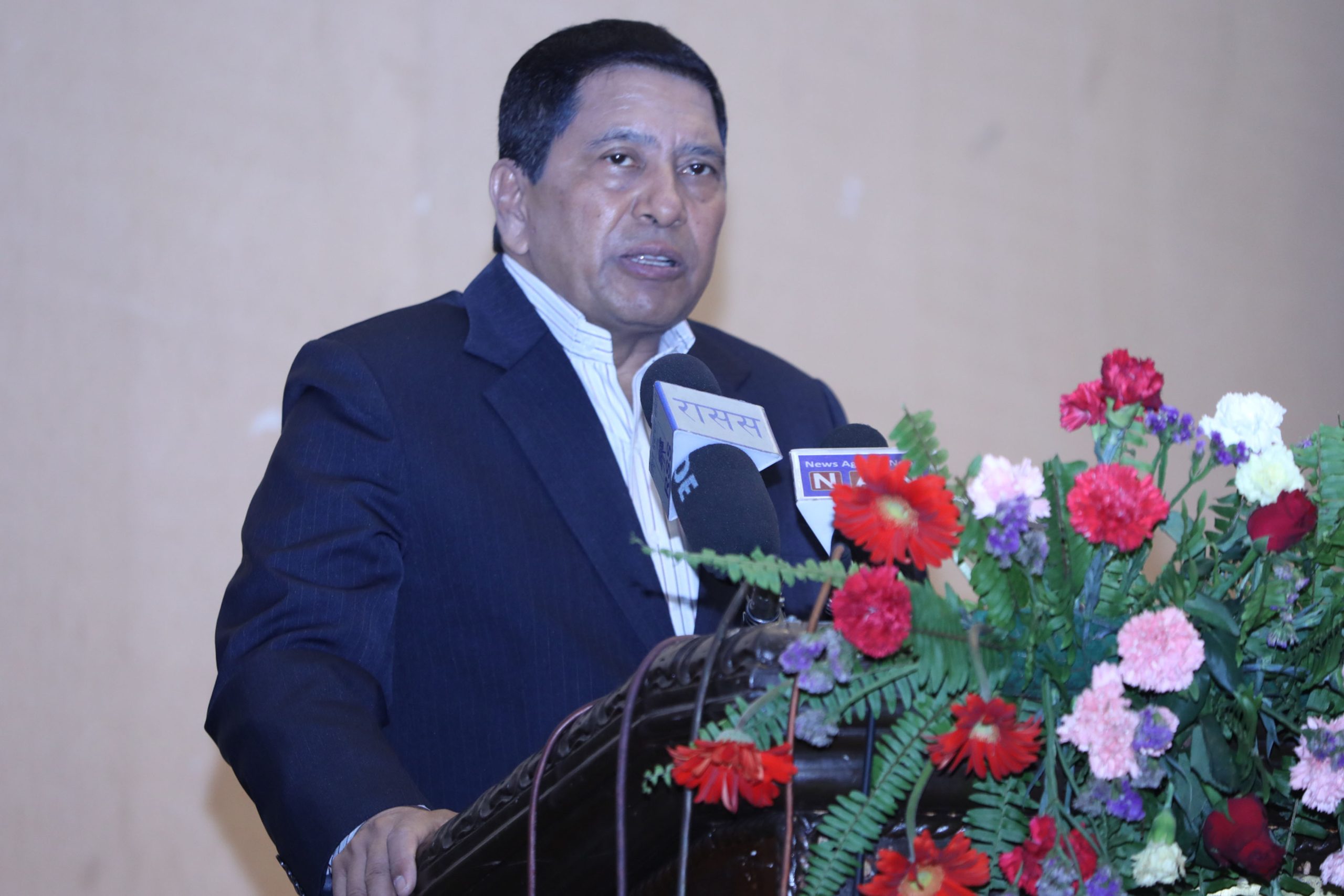 Home Minister Narayan Kaji Shrestha