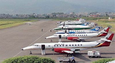 planes parked at TIA