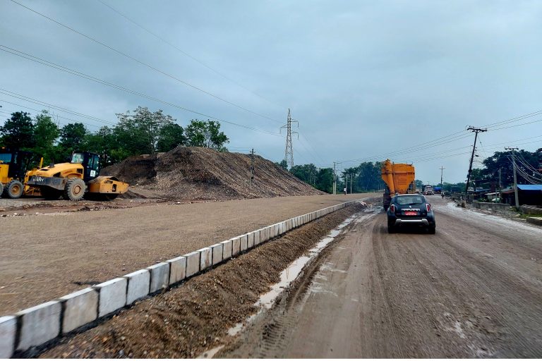 Butwal-Narayangad road construction