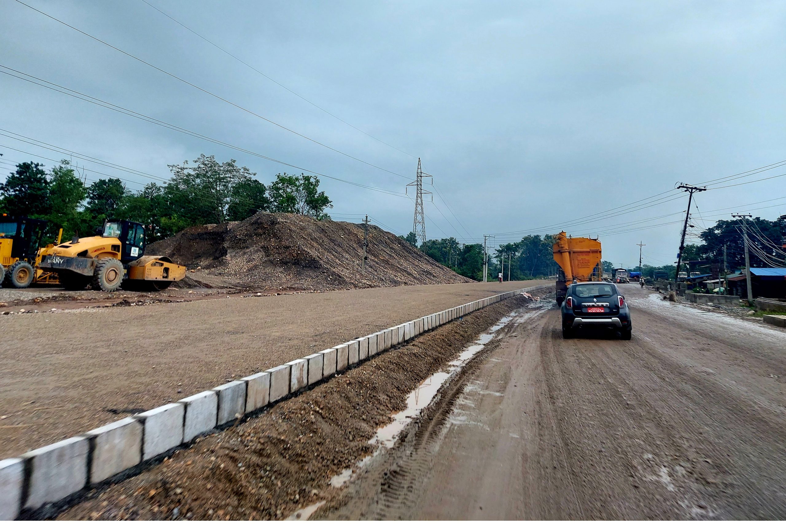 Butwal-Narayangad road construction