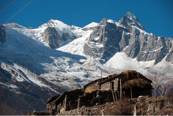 Settlement in Hindakush mountain region