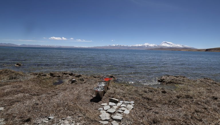 Mansarovar in Tibet. Photo taken on September 28, 2023.
