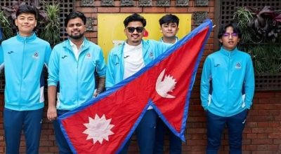 PUBG Nepal team for Asiad 2022 in Hangzhou, China.