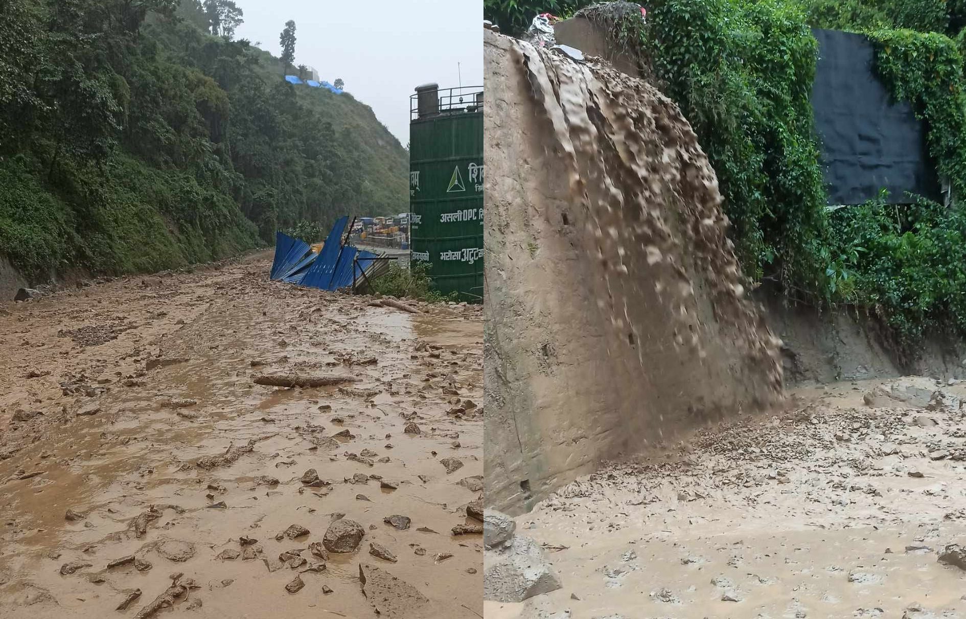 Landslide in Nepal