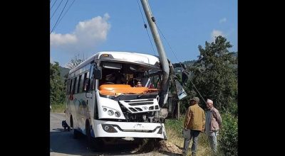 Bus accident in bhaktapur