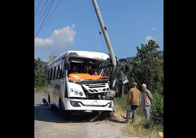 Bus accident in bhaktapur