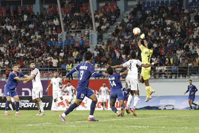 Nepal vs Bangladesh football match, 2025