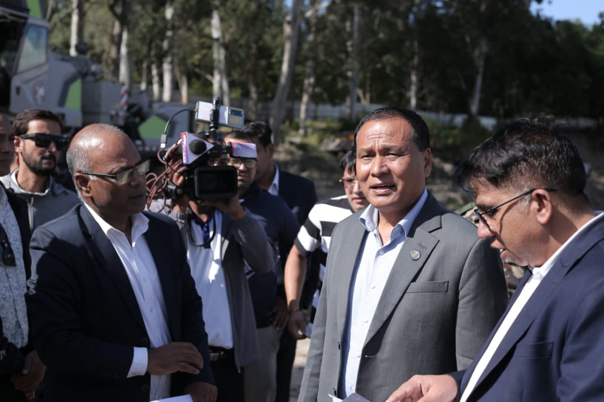 Minister Ghising commits to speeding up Kamala bridge construction
