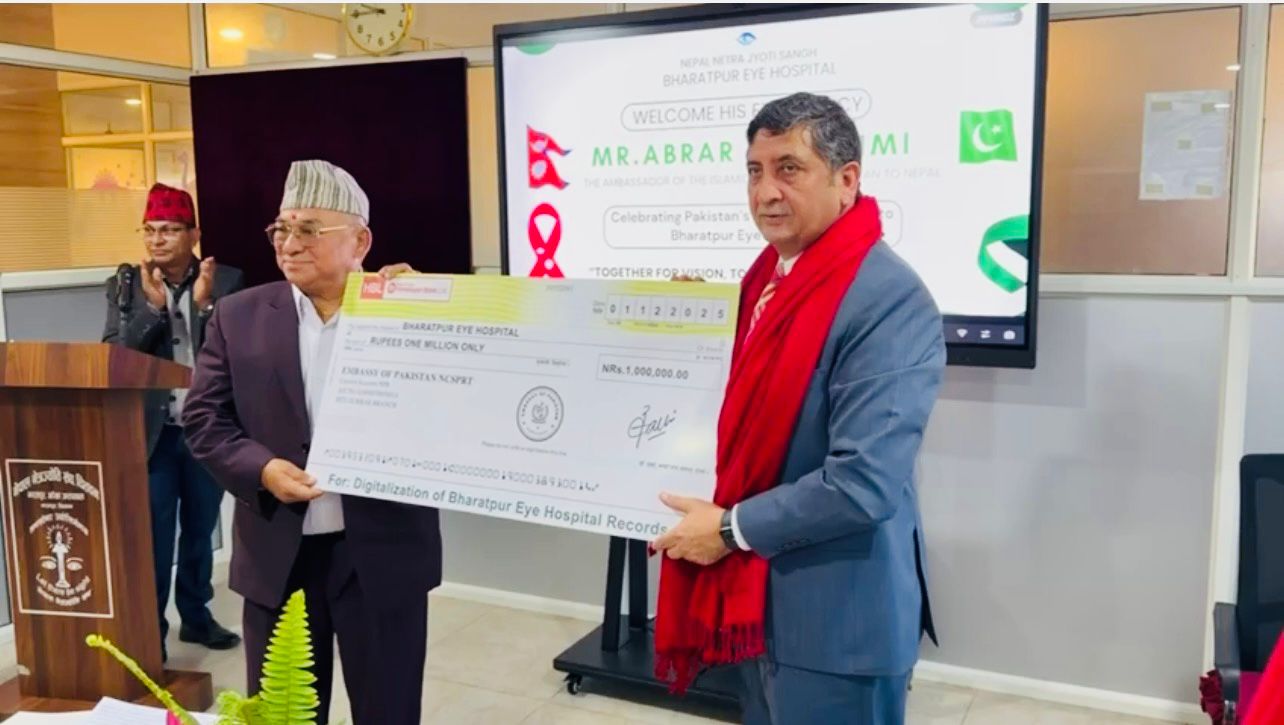 Pakistan’s Ambassador Visits Lumbini and Bharatpur, Announces Support for Bharatpur Eye Hospital Digitization