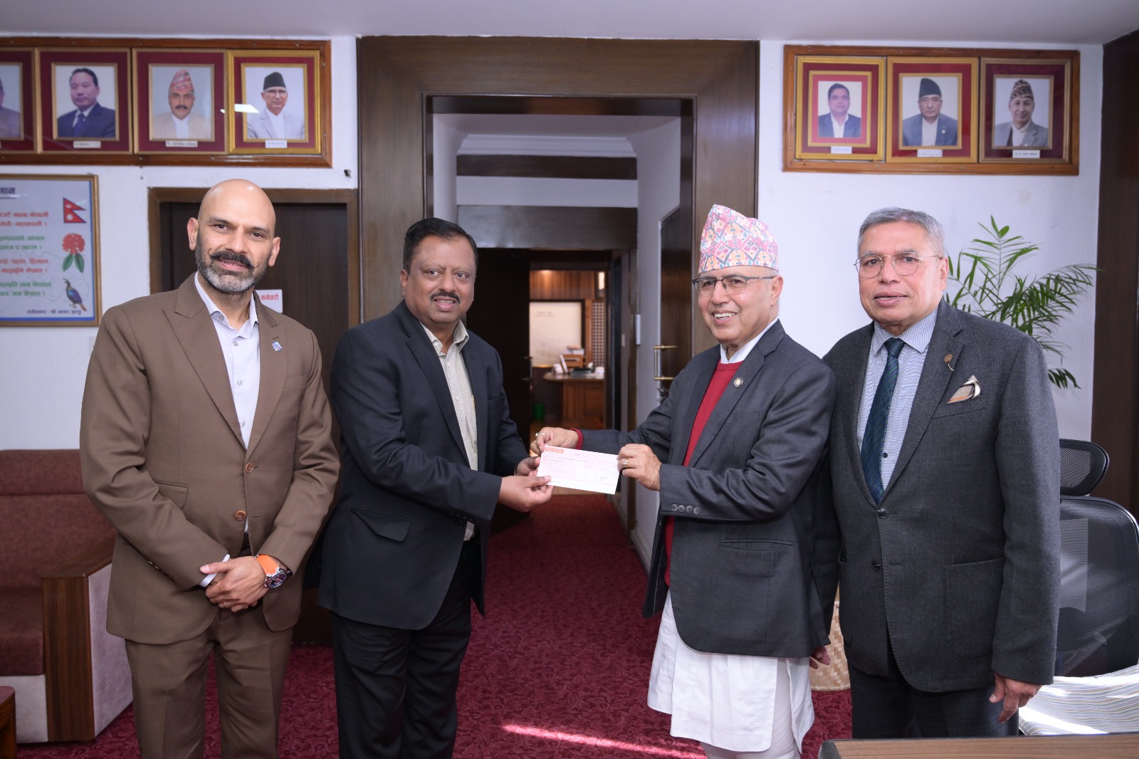 Nepal Life donates Rs 15 million to Reconstruction Fund