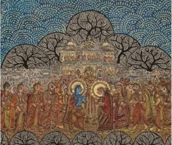 Mithila Cosmos art show opens at Siddhartha Art Gallery
