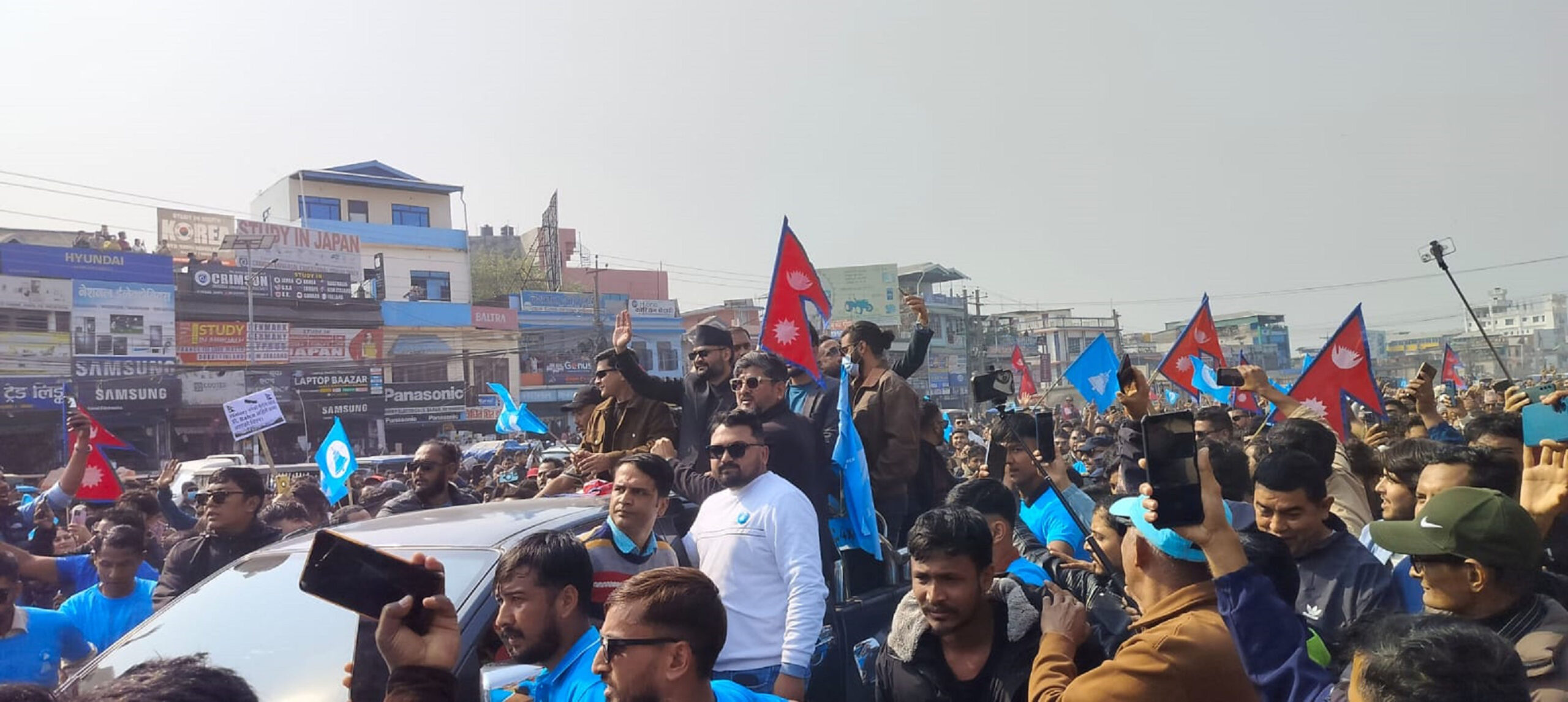 Balen Shah arrives in Jhapa again to strengthen election campaign