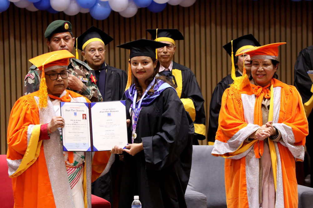 545 students graduated from Nepal Open University