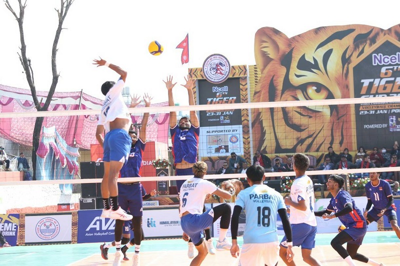 Tiger Cup Volleyball: New Diamond and Nepal Police clash for the championship