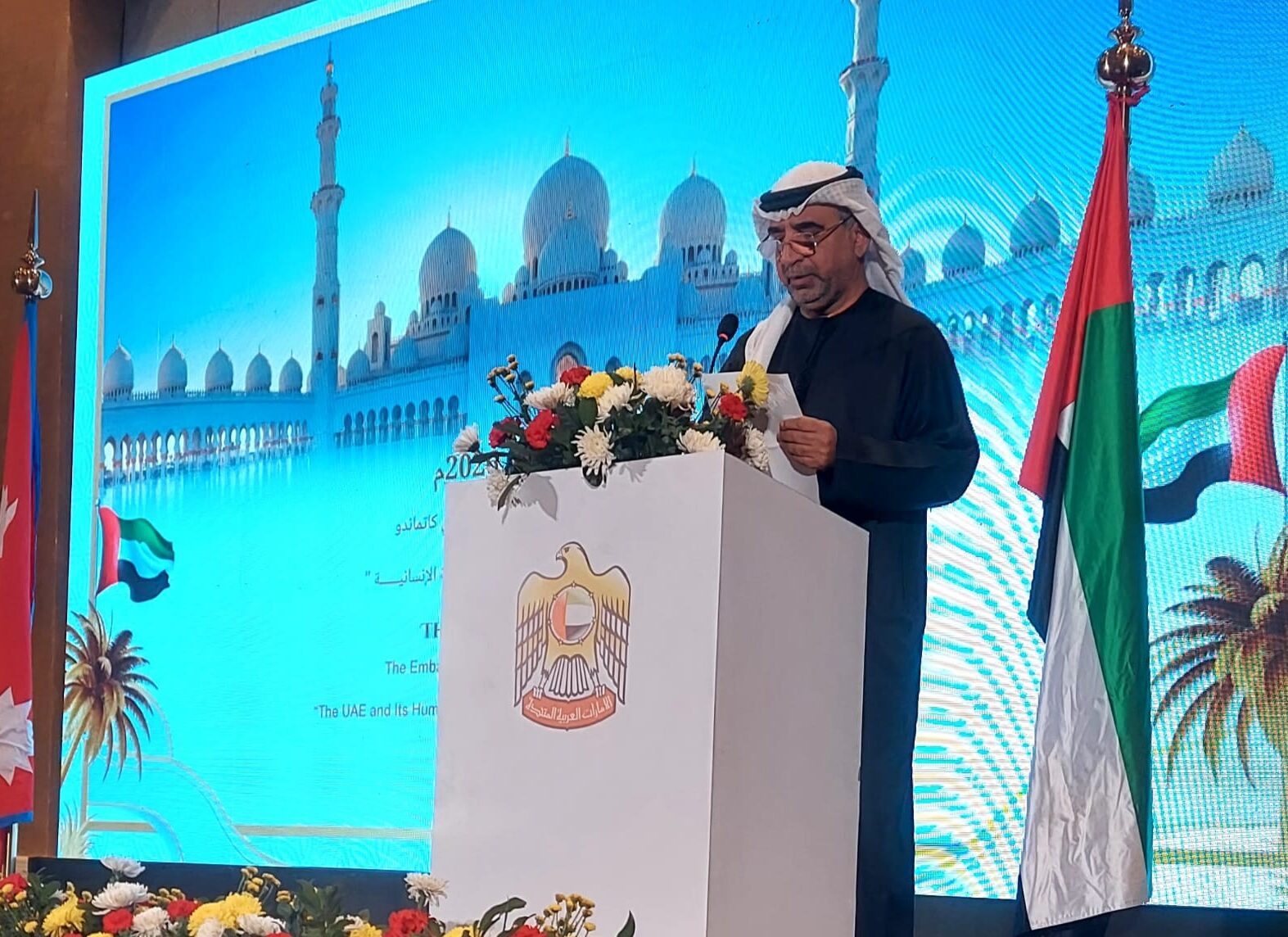 ‘UAE always ready for humanitarian aid’