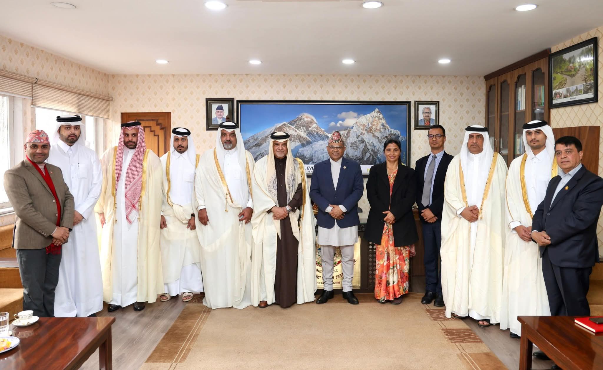 Qatari delegation engages in high-level meetings at FNCCI’s initiative