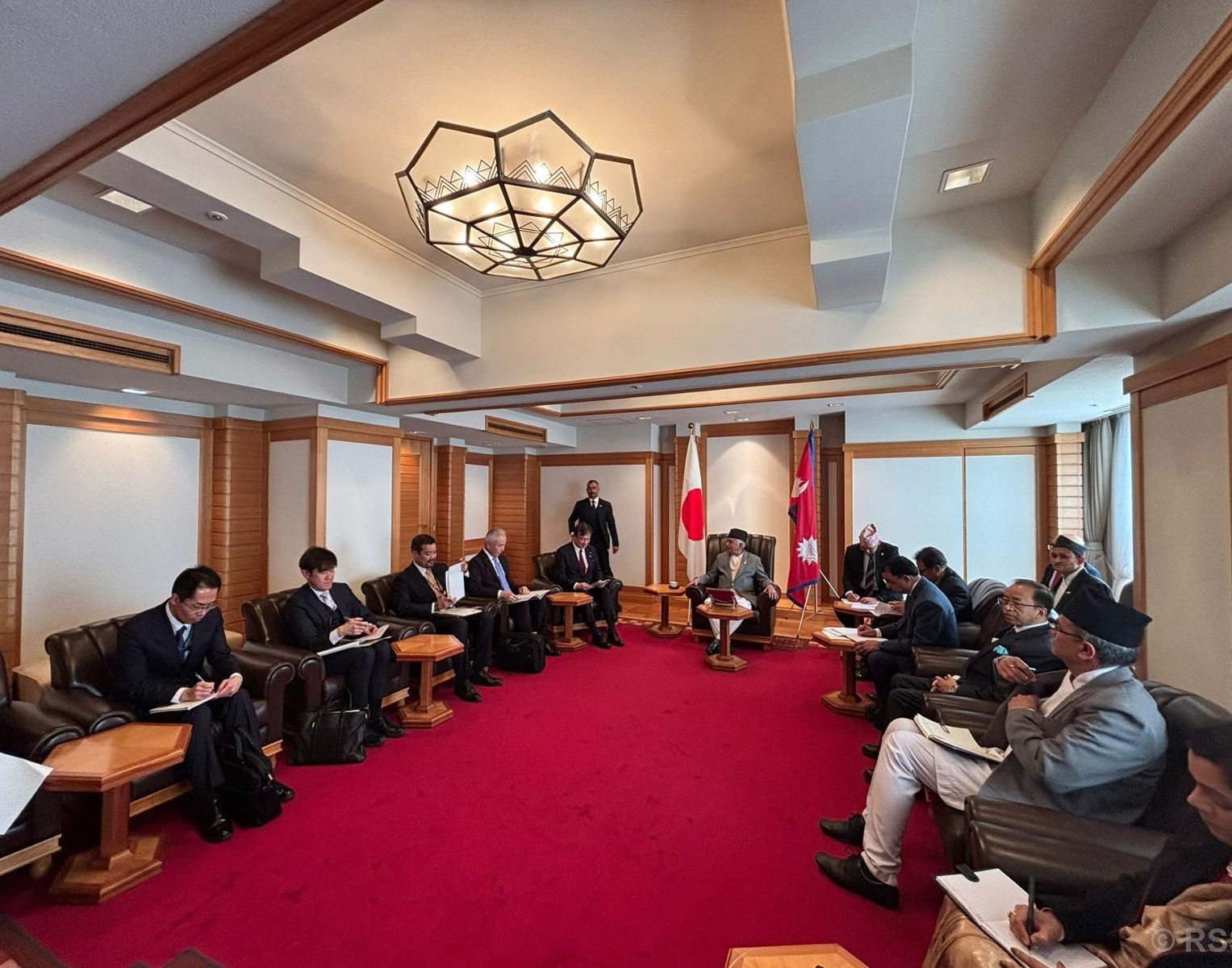 Japanese State Minister for Foreign Affairs pays courtesy call on President Paudel